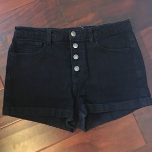 Black High Waisted Short sz 30